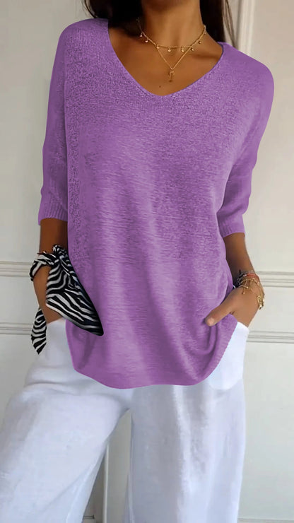 Top de escote en V
