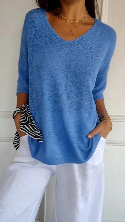 Top de escote en V