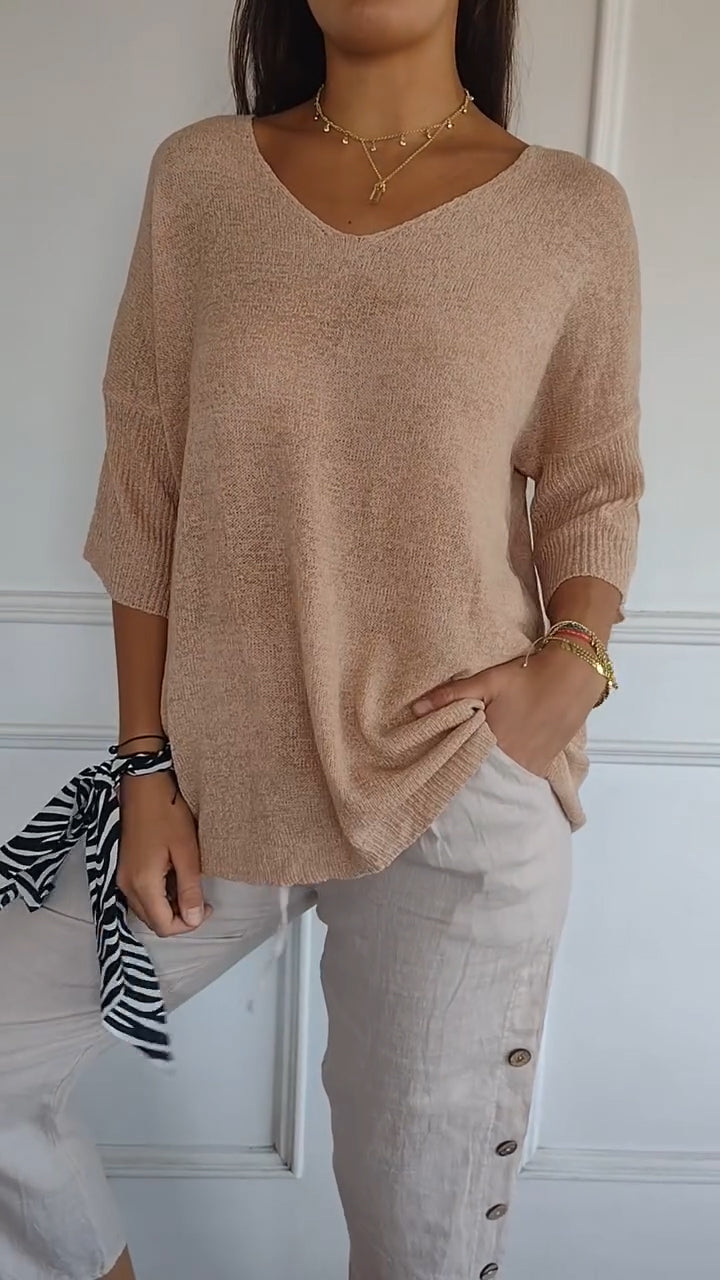 Top de escote en V