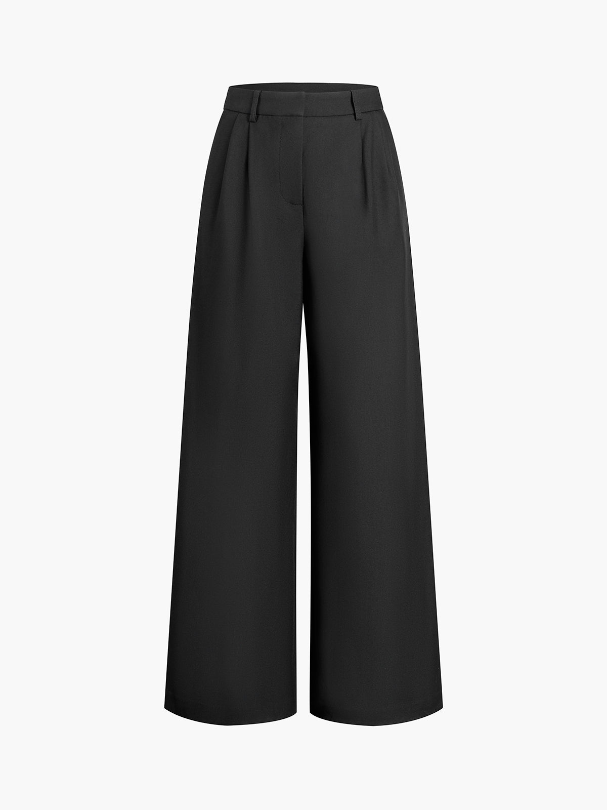 Pantalón de pierna ancha con cintura elástica