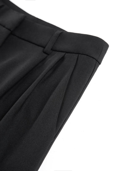 Pantalón de pierna ancha con cintura elástica