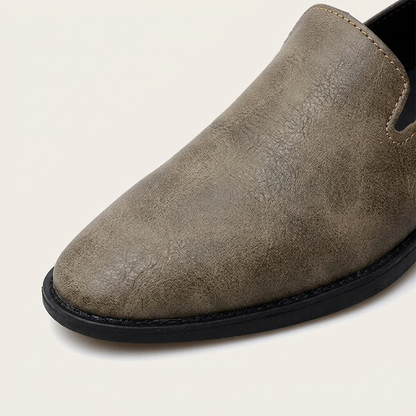 Mocasines de cuero sintético sin cordones