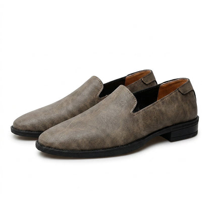 Mocasines de cuero sintético sin cordones