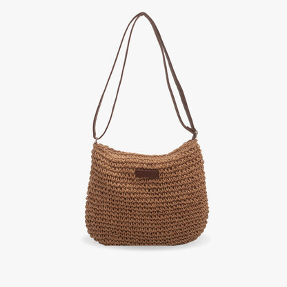 Bolso de hombro trenzado