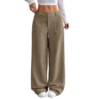 Pantalón Ancho de Pana con Corte Relajado