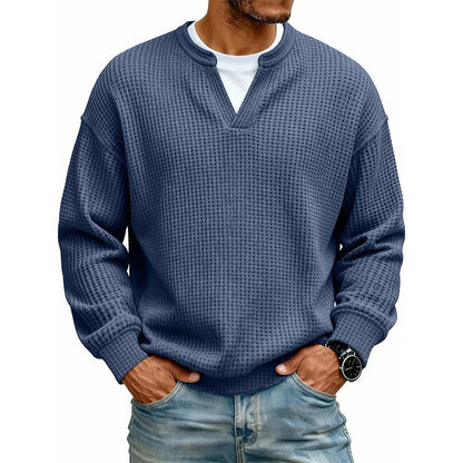 Camiseta Waffle con Efecto Capas