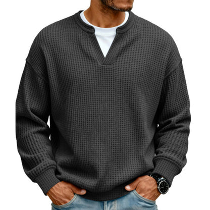 Camiseta Waffle con Efecto Capas