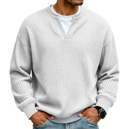 Camiseta Waffle con Efecto Capas
