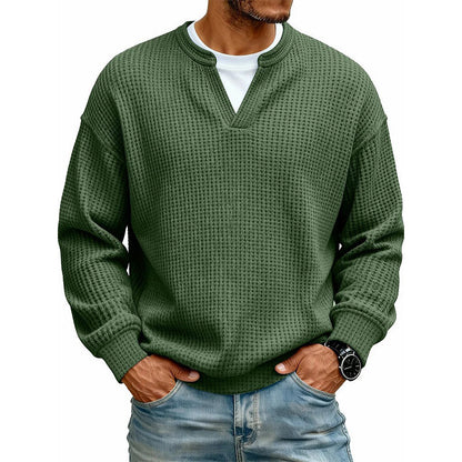 Camiseta Waffle con Efecto Capas