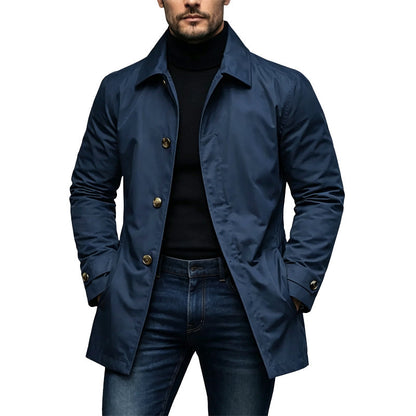 Gabardina Impermeable Clásica para Hombre