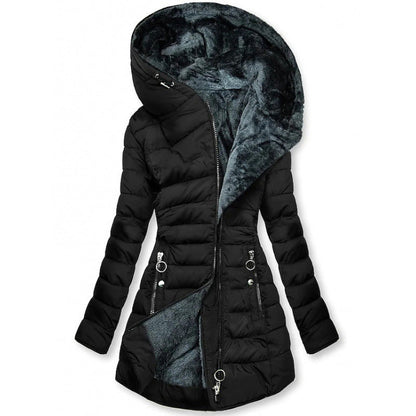 Abrigo Acolchado con Capucha de Invierno para Mujer